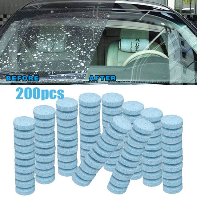 50 Pcs Car Cleaning Tablets for Windshield Fluid - MilesMania