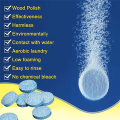 50 Pcs Car Cleaning Tablets for Windshield Fluid - MilesMania