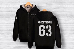 63 AMG TEAM Zip - Up Winter Hoodie - MilesMania