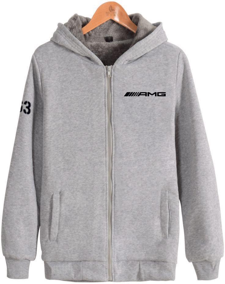 63 AMG TEAM Zip - Up Winter Hoodie - MilesMania