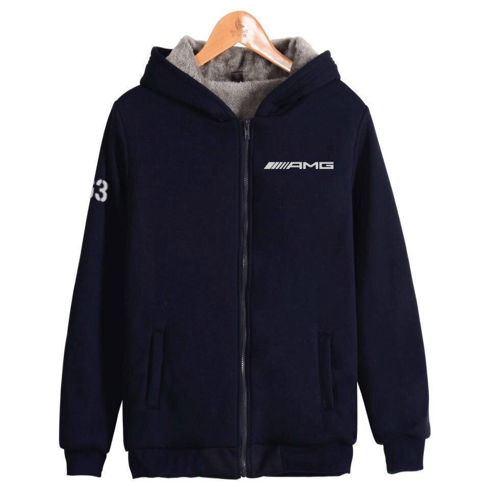 63 AMG TEAM Zip - Up Winter Hoodie - MilesMania