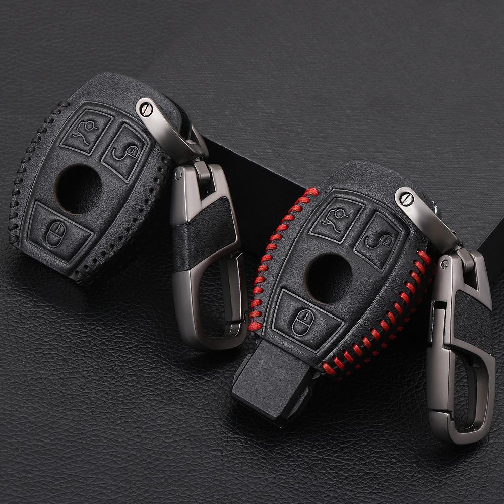 Leather Key Cover for Mercedes Benz - MilesMania
