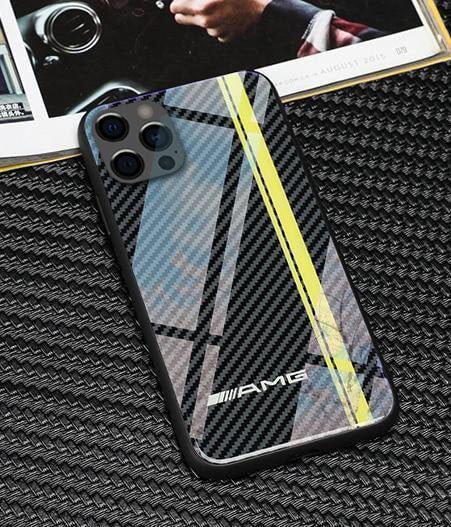 Luxury AMG Carbon Fibre Style Phone Case - MilesMania