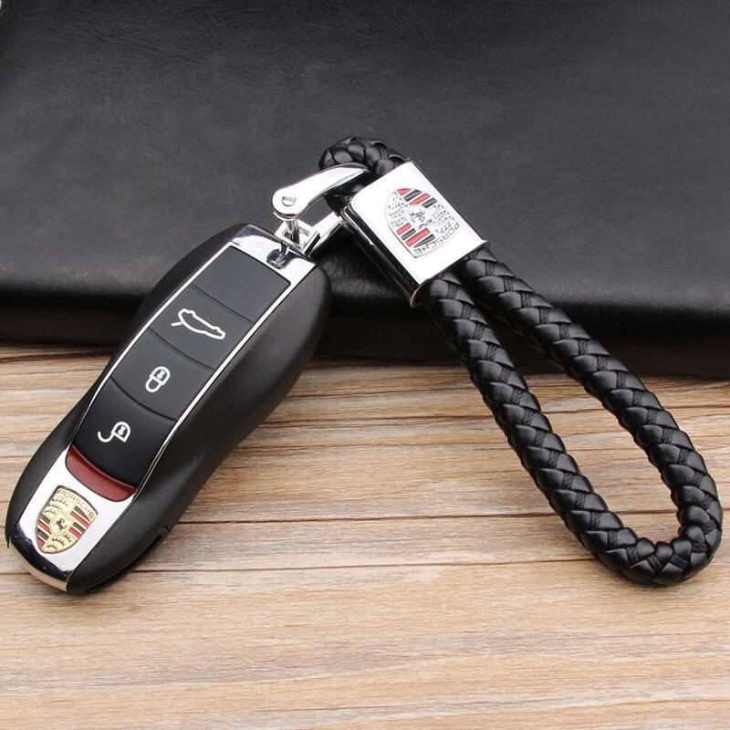 Porsche Leather Key Chain - MilesMania
