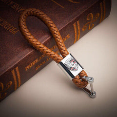 Porsche Leather Key Chain - MilesMania