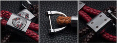 Porsche Leather Key Chain - MilesMania