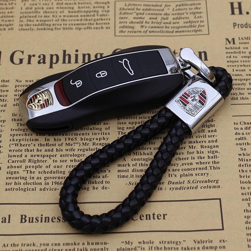 Porsche Leather Key Chain - MilesMania