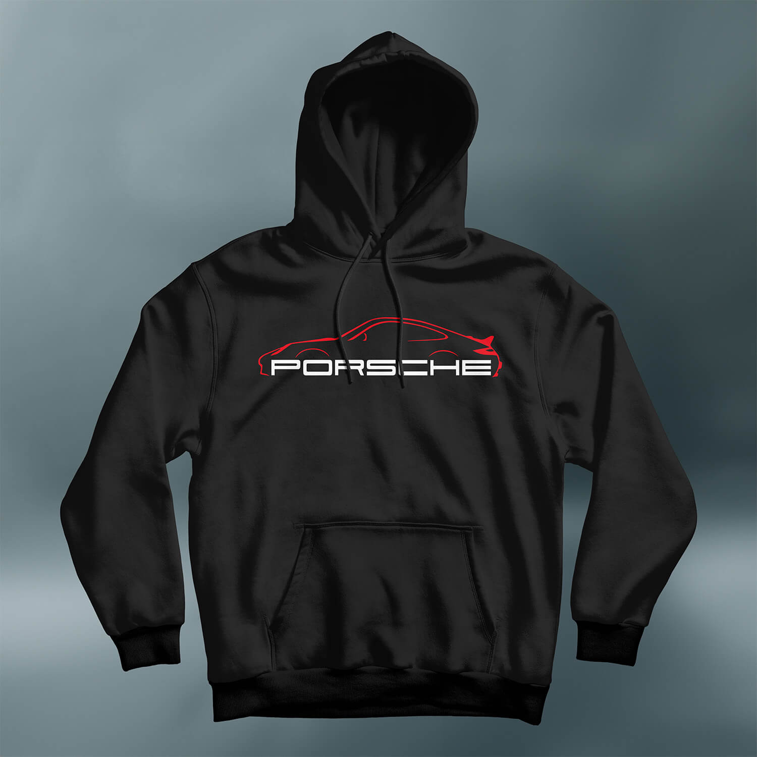 Porsche Silhouette Premium Hoodie - MilesMania