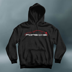 Porsche Silhouette Premium Hoodie - MilesMania