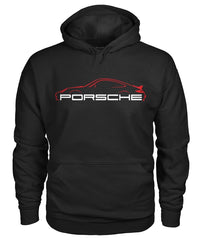Porsche Silhouette Premium Hoodie - MilesMania