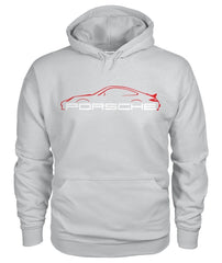 Porsche Silhouette Premium Hoodie - MilesMania
