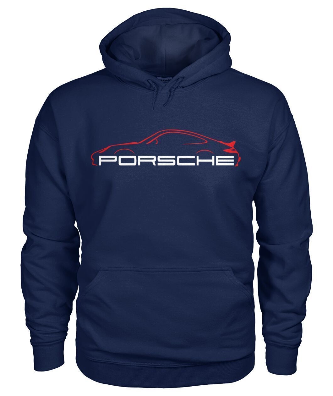 Porsche Silhouette Premium Hoodie - MilesMania