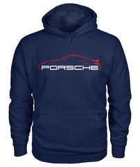 Porsche Silhouette Premium Hoodie - MilesMania