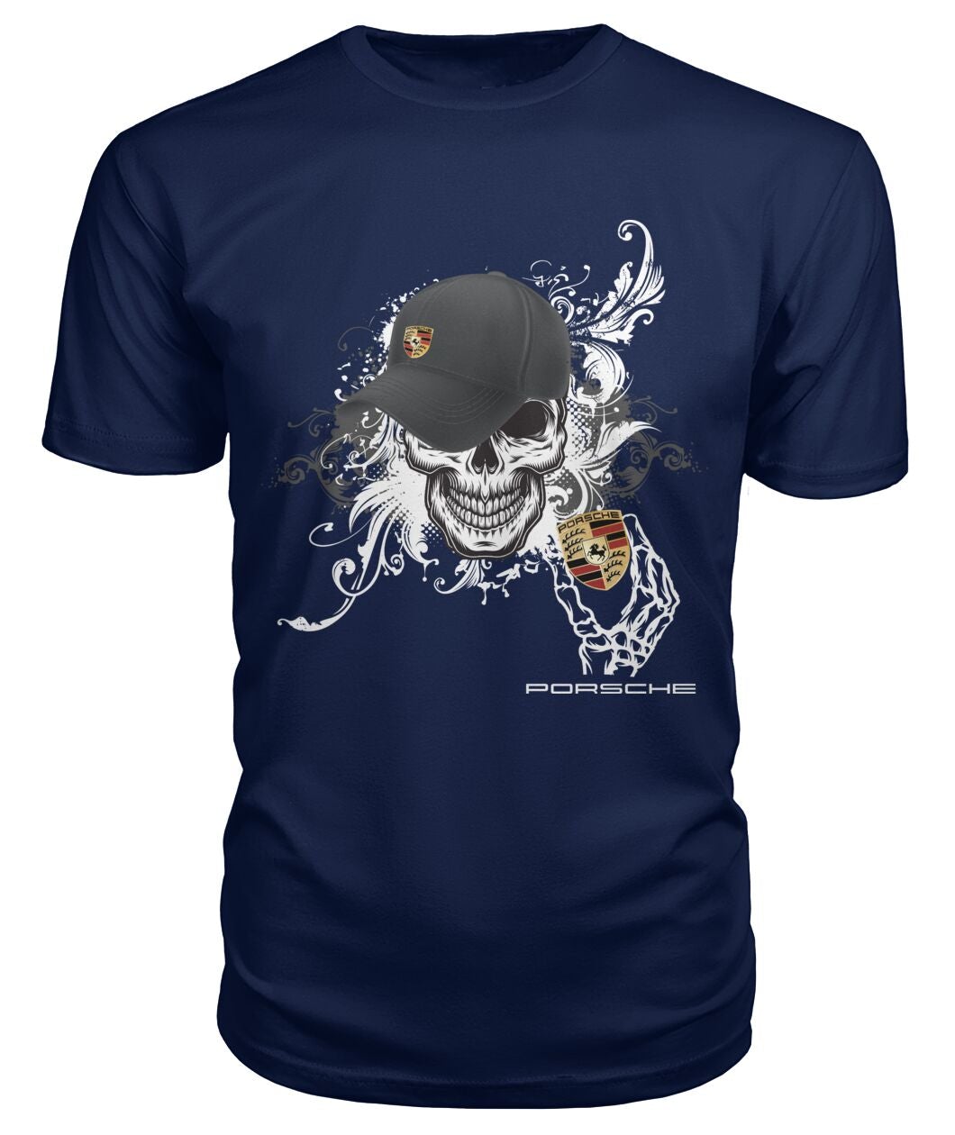 Porsche Skull Premium T-Shirt - MilesMania