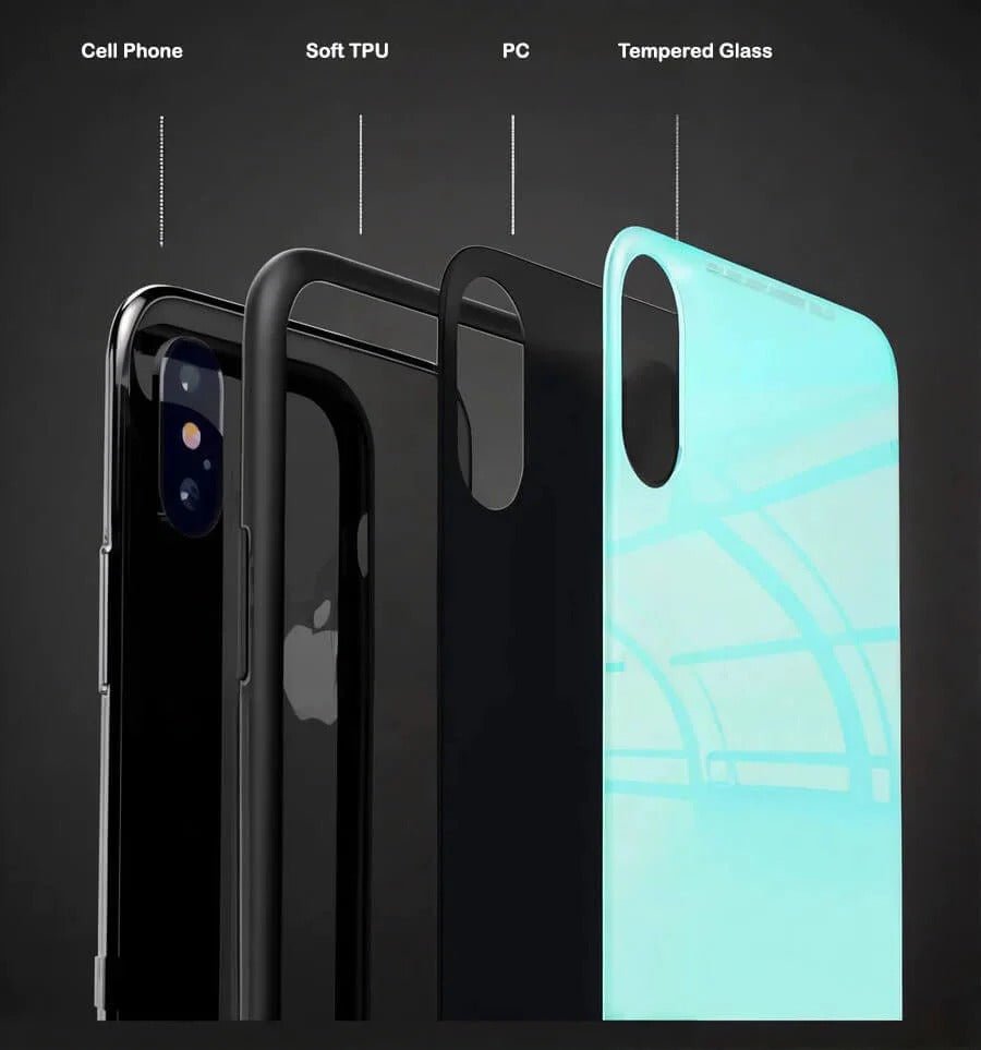 Porsche Tempered - Glass Phone Case - MilesMania