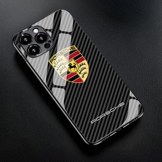 Porsche Carbon Fibre Style Phone Case - MilesMania
