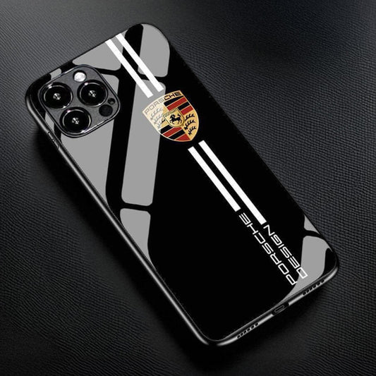 Porsche Design Tempered - Glass Phone Case - MilesMania