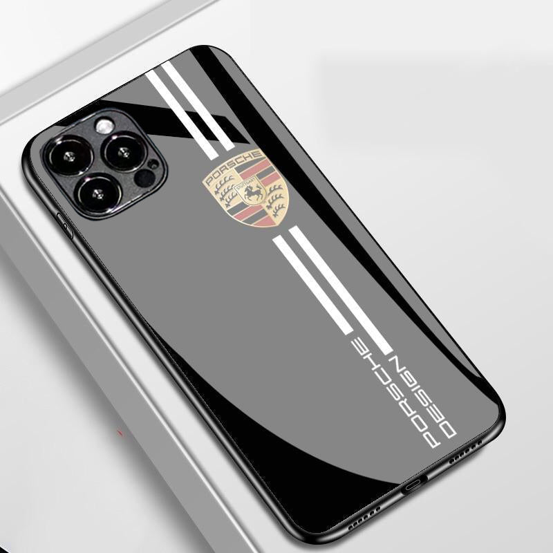 Porsche Design Tempered - Glass Phone Case - MilesMania