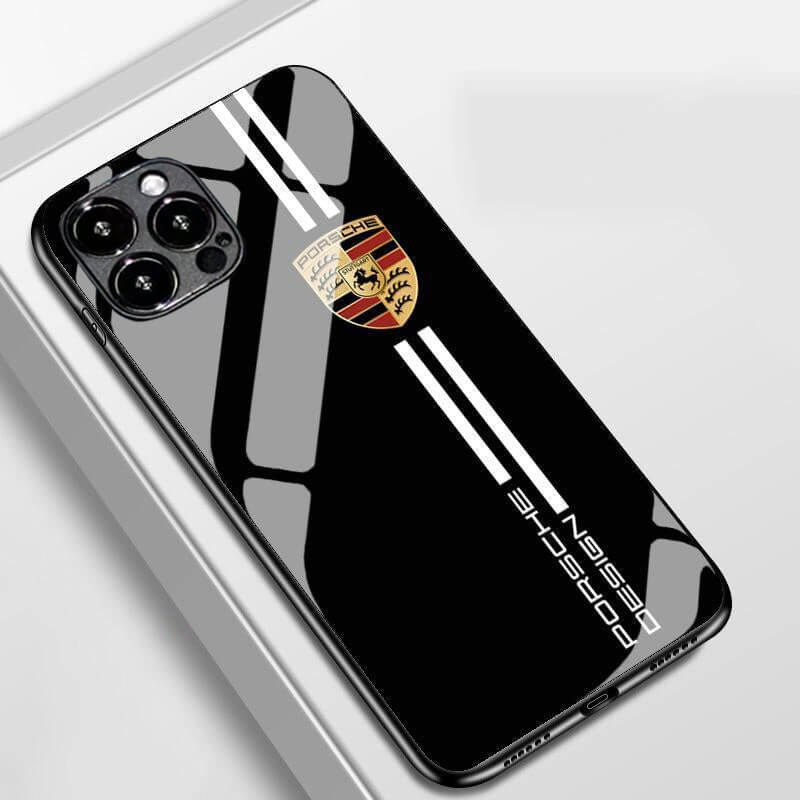 Porsche Design Tempered - Glass Phone Case - MilesMania