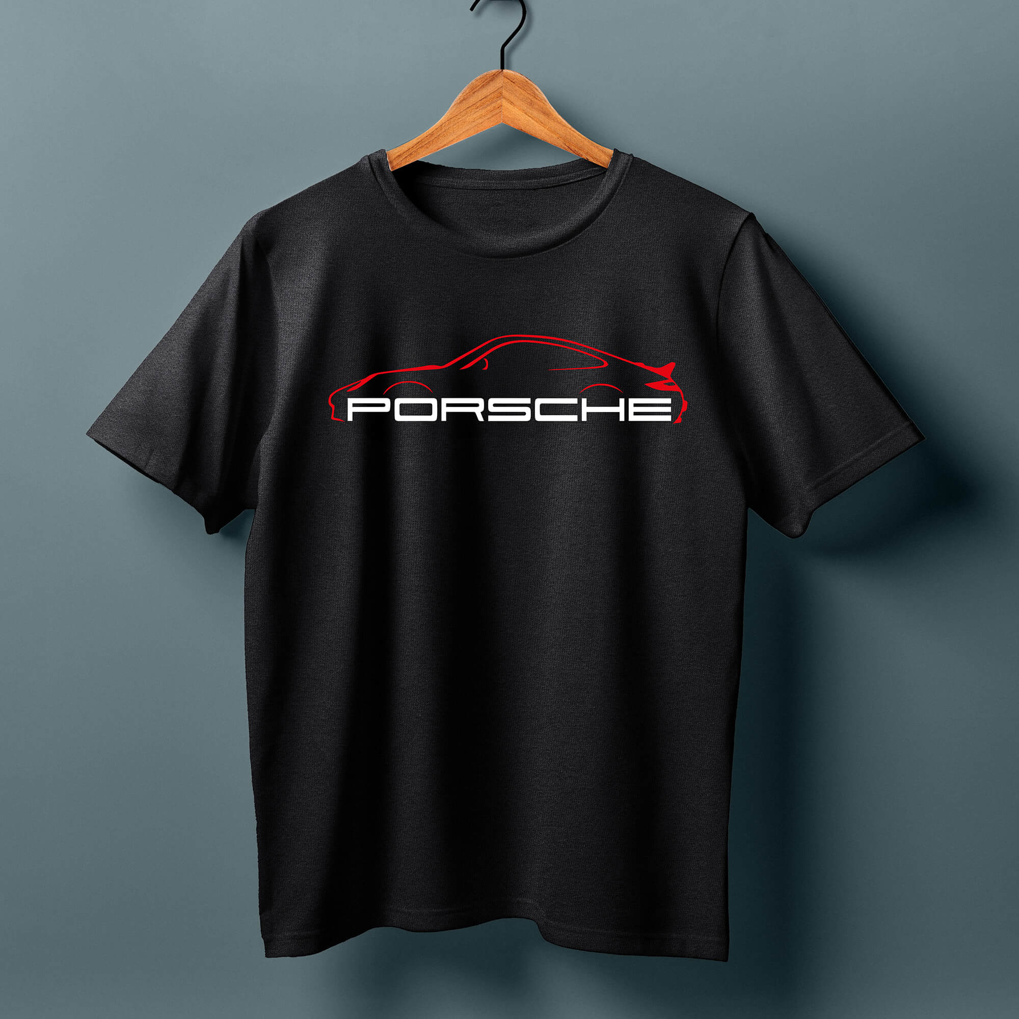 Porsche Silhouette Premium T-Shirt - MilesMania