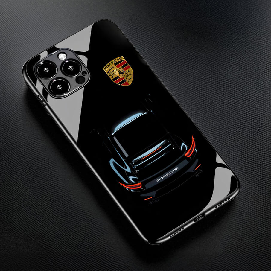 Porsche Tempered - Glass Phone Case - MilesMania