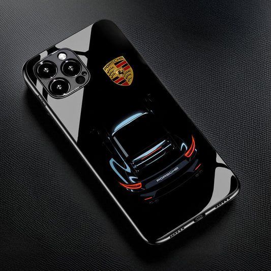 Porsche Tempered - Glass Phone Case - MilesMania